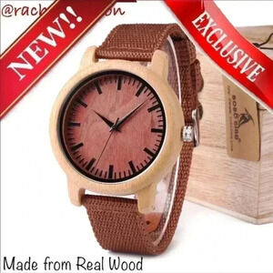 "Scott" Quartz Wooden Sports Watch